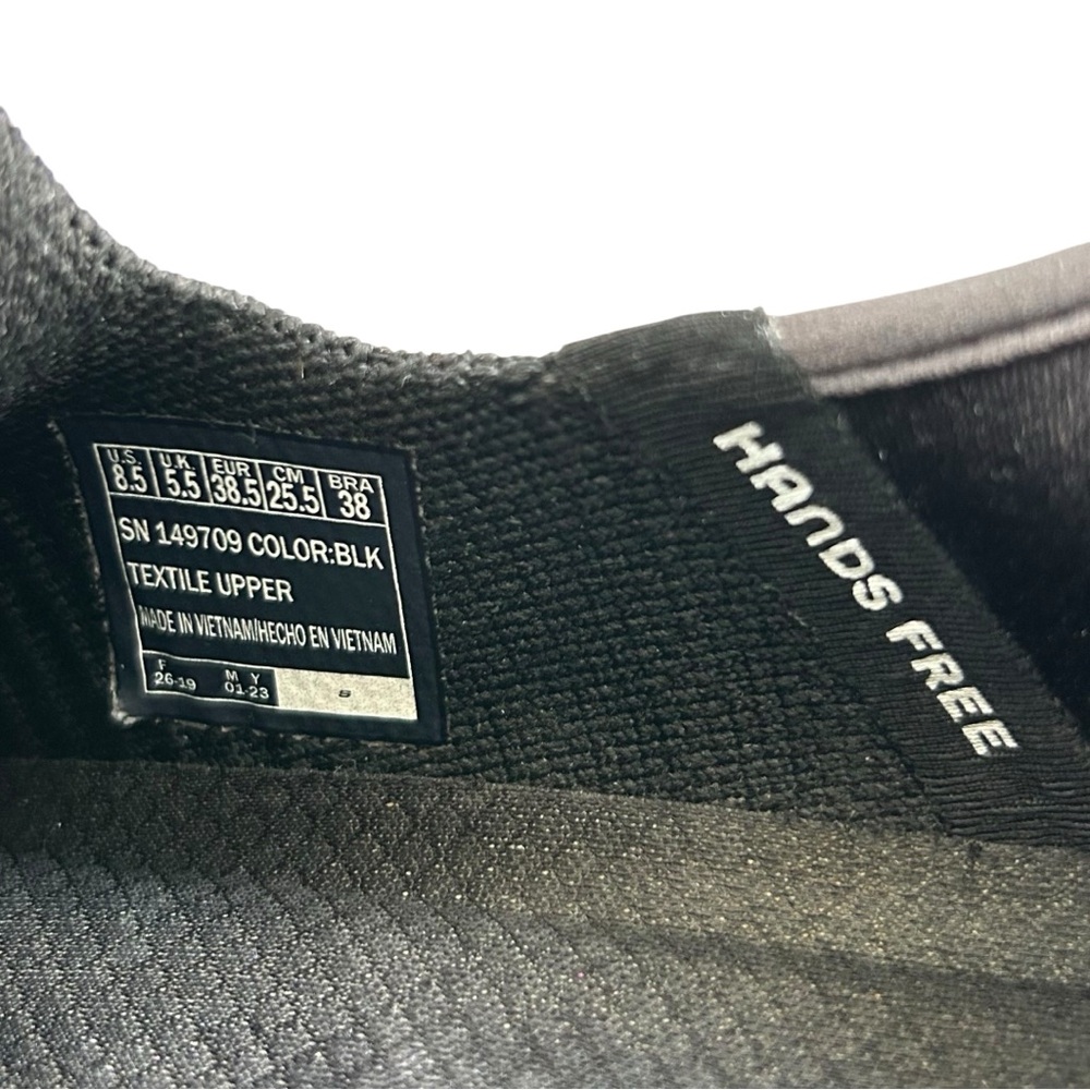 Skechers Black and Gray Slip-On Sneakers - Picture 10 of 13